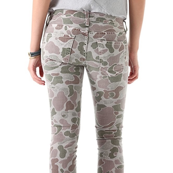 Current Elliott Multi Zip Stiletto Jean Grey Camo - Picture 2 of 10